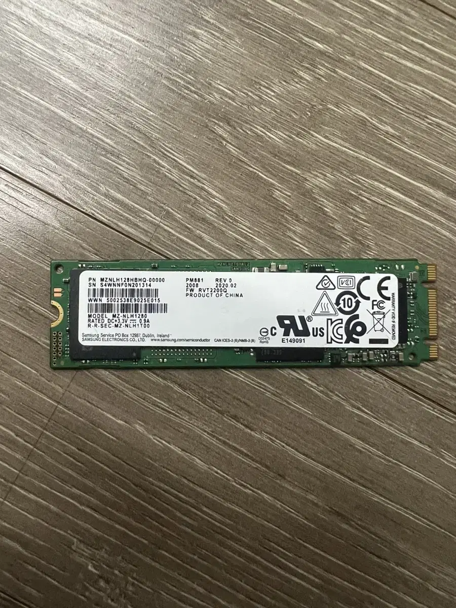 삼성 pm881 sata ssd 128g 미사용품